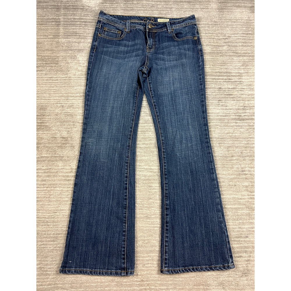 Chip and Pepper Laguna Beach Flare Jeans Womens 13 Blue Low Rise Medium Wash‎